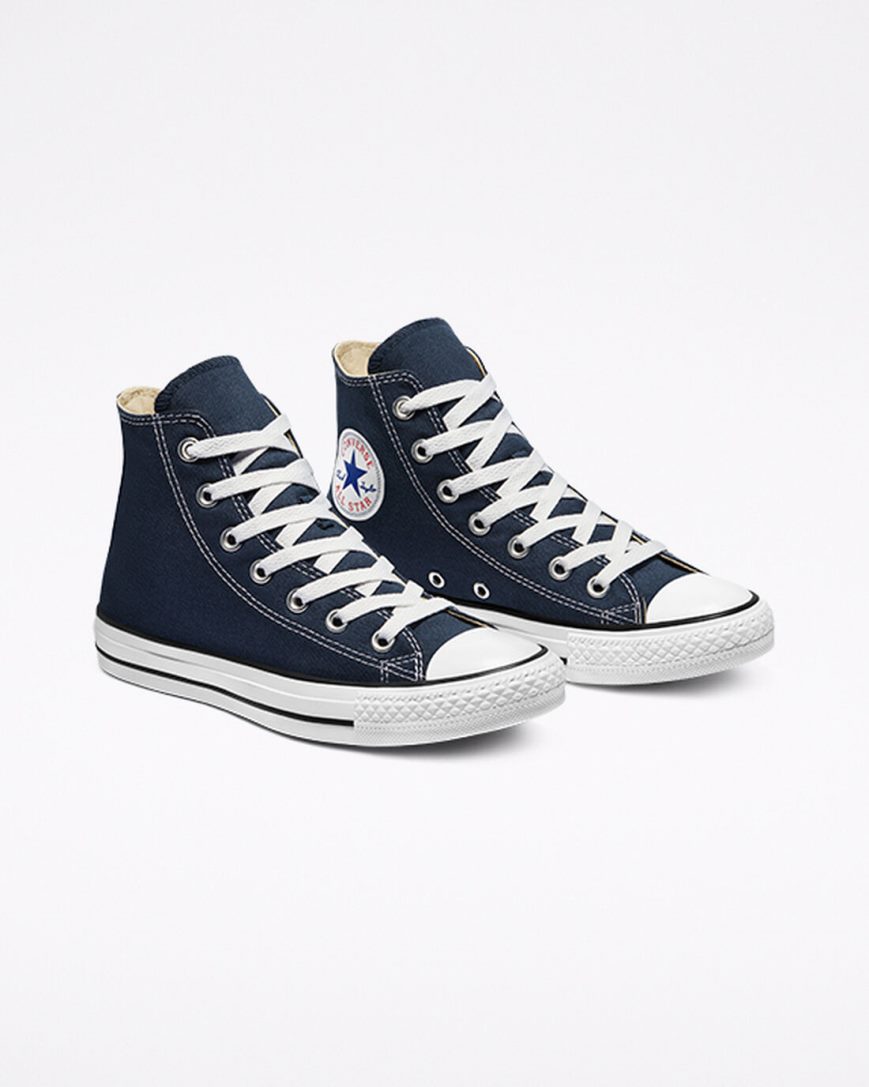 Zapatillas Altas Converse Chuck Taylor All Star Classic Mujer Azul Marino | PE 028E4L